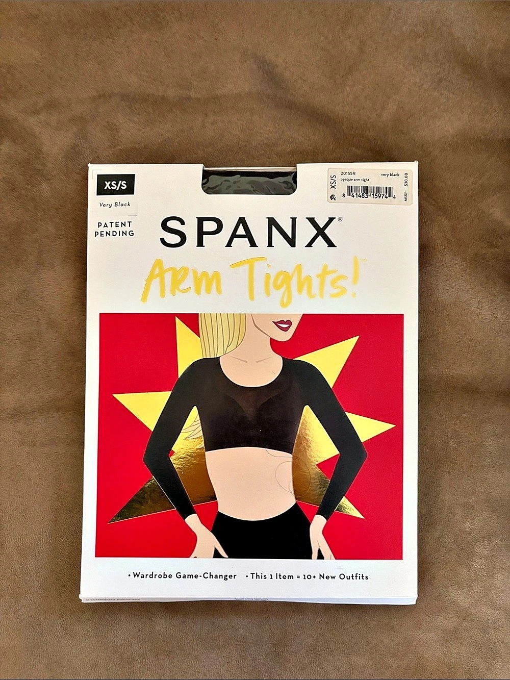 Spanx Arm Tights Black XS/S NWT